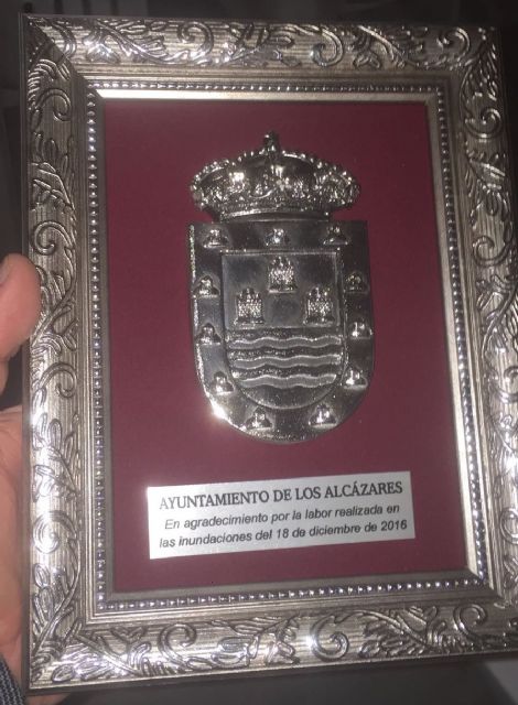 El Ayuntamiento de Los Alcázares reconoce la labor de Protección Civil de Campos del Río en las inundaciones de 2016 - 4, Foto 4