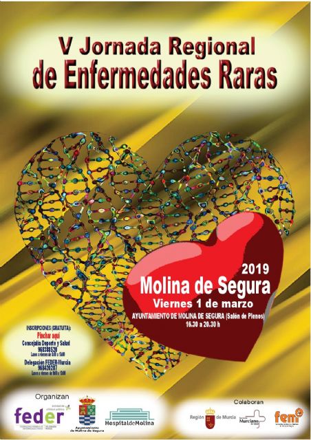 La V Jornada Regional de Enfermedades Raras se celebra en Molina de Segura el viernes 1 de marzo - 3, Foto 3