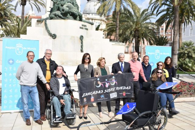 La Comunidad subvenciona a la asociación 'Zancadas sobre Ruedas' para acercar el deporte a personas con movilidad reducida - 1, Foto 1