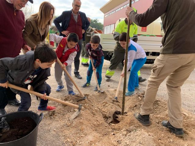 El colegio Puente Doñana se suma al Plan Foresta con la plantación de nuevo arbolado en su patio - 2, Foto 2