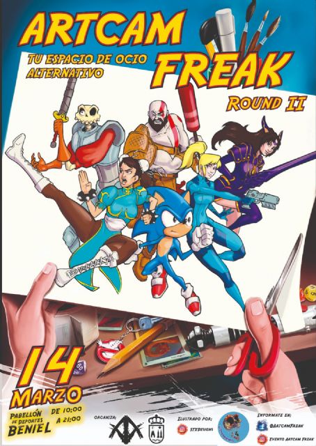 La 2ª edición de las jornadas de cultura y ocio alternativos ARTCAM FREAK tendrán lugar el próximo 14 de marzo en Beniel - 1, Foto 1