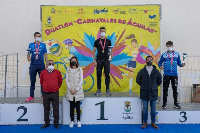 Cristóbal Valenzuela y Sandra Shenkel , en lo más alto del XXVIII Duatlón Carnavales de Águilas - 1, Foto 1