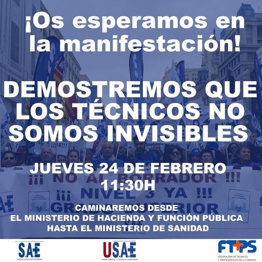 SAE suma apoyos a su convocatoria de manifestación - 1, Foto 1