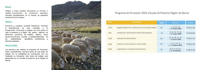 La Escuela de Pastores de la Región de Murcia, con sede en Archivel, pone en marcha su segundo curso para fomentar el empleo en el campo a través de la ganadería extensiva tradicional - 4, Foto 4