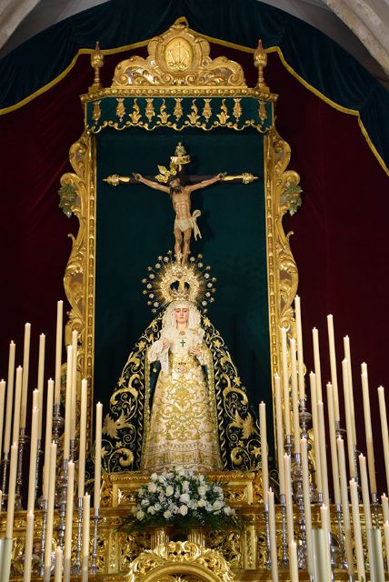 Altar efímero cultos de la Hermandad de la Vera-cruz de Alcalá del Río - 2, Foto 2