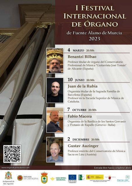 El Ayuntamiento de Fuente Álamo presenta su primera edición del Festival Internacional de Órgano - 1, Foto 1