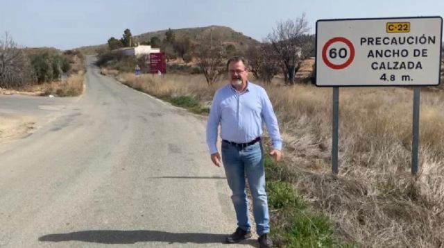 El PSOE de Lorca elevará una moción al Pleno Municipal parapara reclamar al Gobierno Regional el arreglo de la carretera RM-C22 que une La Parroquia con Vélez Rubio - 1, Foto 1
