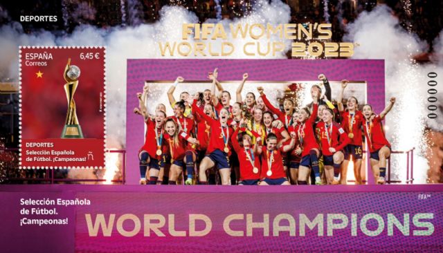 Correos presenta un sello dedicado a la selección española femenina, campeona del Mundo de Fútbol - 2, Foto 2