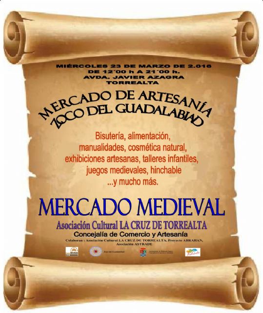 El mercadillo Zoco del Guadalabiad de Molina de Segura celebra una edición especial el miércoles 23 de marzo con motivo del Vía Crucis Viviente de La Torrealta - 1, Foto 1