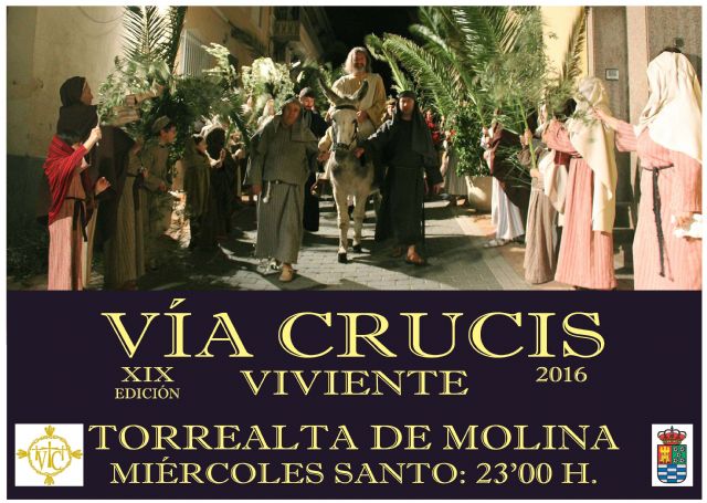 La Asociación Cultural La Cruz de La Torrealta de Molina celebra la XIX edición del Vía Crucis Viviente el Miércoles Santo 23 de marzo - 1, Foto 1