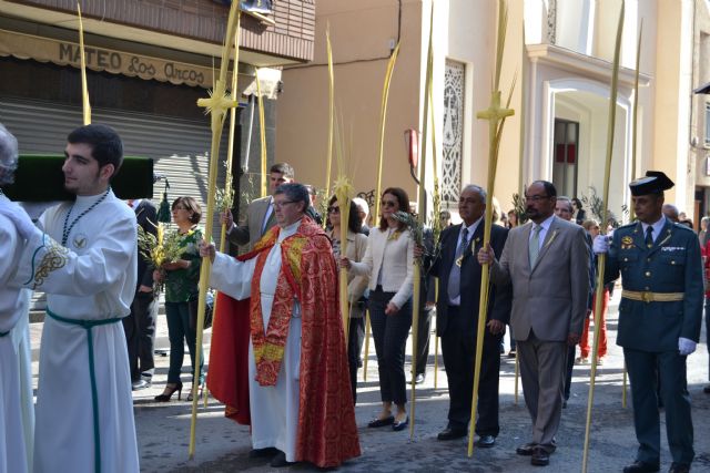 La imagen de Jesús en la borrica recorre las calles de Águilas - 1, Foto 1
