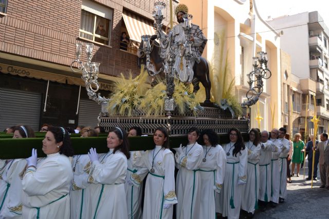 La imagen de Jesús en la borrica recorre las calles de Águilas - 2, Foto 2
