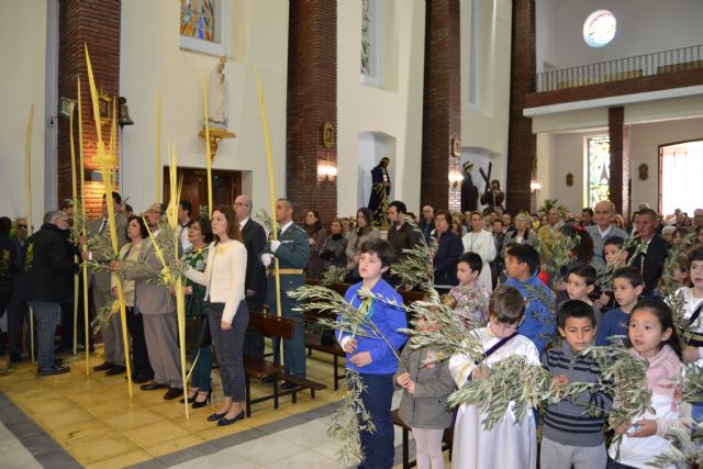 La imagen de Jesús en la borrica recorre las calles de Águilas - 3, Foto 3
