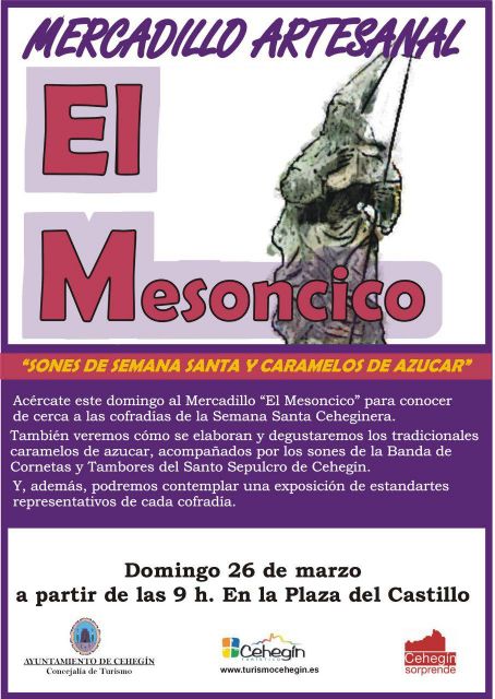 Llega el Mercadillo Artesanal 'El Mesoncico' con una nueva edición dedicada a la Semana Santa - 1, Foto 1