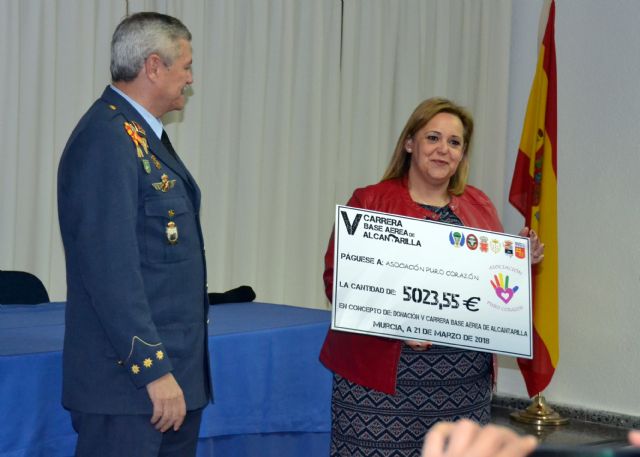 La Base Aérea de Alcantarilla dona más de 15.000€ a tres asociaciones - 3, Foto 3