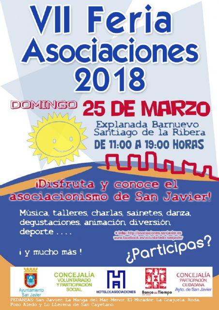La VII Feria de Asociaciones reunirá a 35 asociaciones locales el domingo 25 de marzo en la explanada Barnuevo - 2, Foto 2