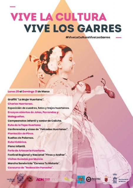 Casi una treintena de actividades llenarán de cultura la pedanía de Los Garres la próxima semana - 1, Foto 1