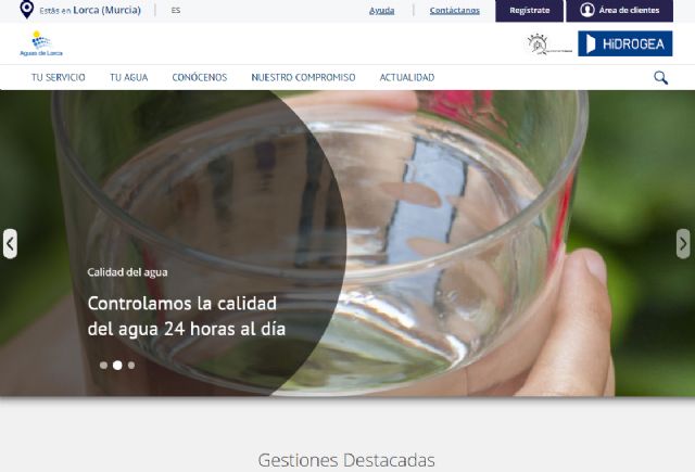 Aguas de Lorca aprueba con un notable la encuesta de satisfacción de clientes sumando 0,31 puntos más a la nota obtenida en 2017 - 1, Foto 1