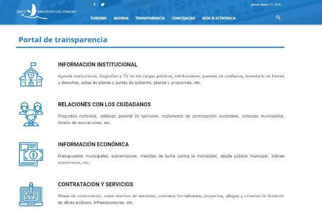 San Pedro del Pinatar revalida por tercer año consecutivo el sello InfoParticipa a la transparencia - 1, Foto 1
