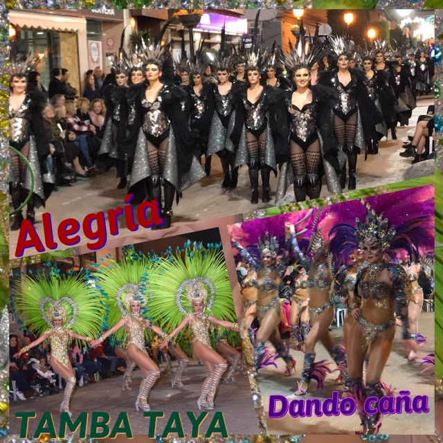 La Peña Alegría de Totana, primer premio comparsas foráneas del III Concurso Desfile de Comparsas de Carnaval de Torre Pacheco, Foto 1