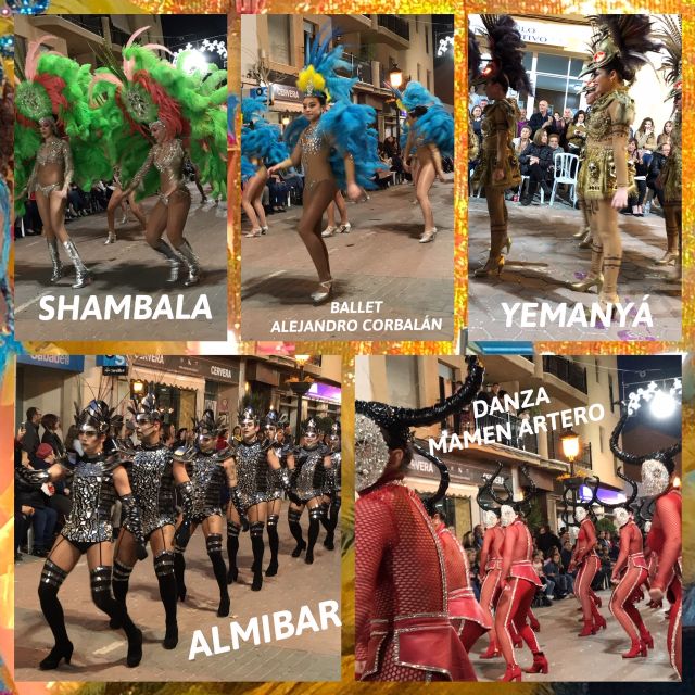 La Peña Alegría de Totana, primer premio comparsas foráneas del III Concurso Desfile de Comparsas de Carnaval de Torre Pacheco, Foto 2