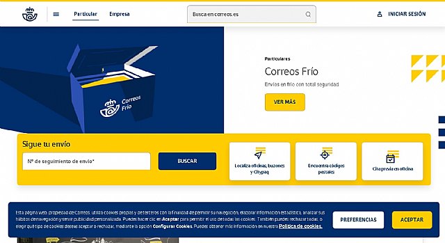 Correos renueva el portal del cliente en su web comercial con nuevas funcionalidades - 1, Foto 1
