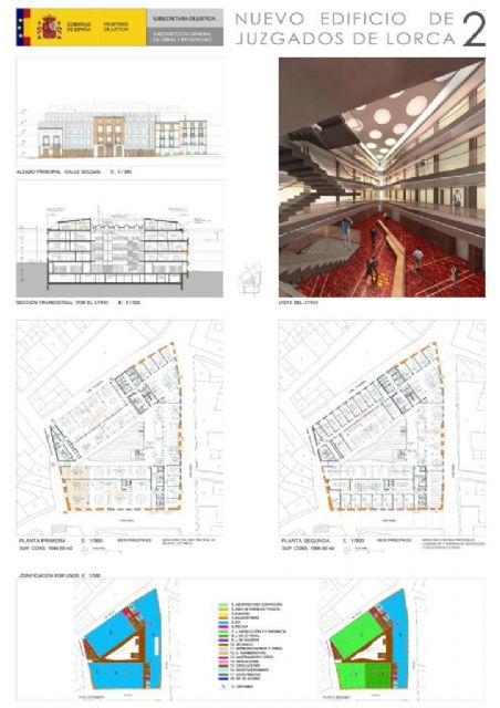 El secretario de Estado de Justicia presenta los proyectos de obras para las sedes judiciales de la ciudad de Murcia - 2, Foto 2