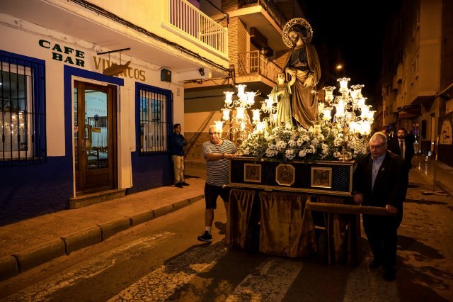 La imagen de San Jos vuelve a las calles de Puerto de Mazarrn, Foto 1