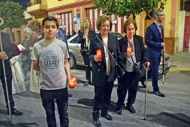 El Cristo de la Clemencia, recorrió en Vía Crucis por su feligresía de San Juan de la Salle - 3, Foto 3