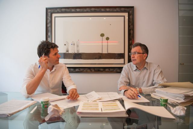 José Ángel Alfonso y José Ballesta mantienen una reunión de trabajo para unir sinergias entre Molina de Segura y Murcia - 1, Foto 1