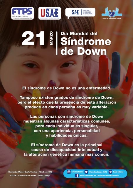 21 de marzo, Día Mundial del Síndrome de Down - 1, Foto 1