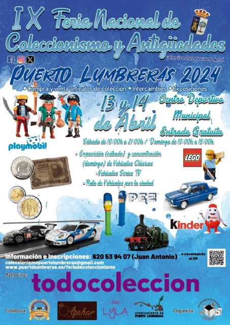 Puerto Lumbreras celebrará la novena edición de la Feria Nacional del Coleccionismo - 3, Foto 3