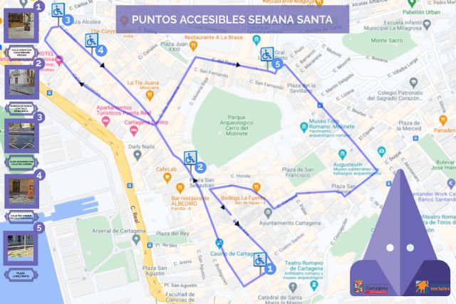La Semana Santa tendrá espacios reservados y rutas accesibles para que las personas con discapacidad puedan seguir las procesiones - 1, Foto 1