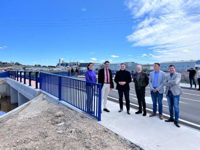 Abierto al tráfico el paso elevado construido sobre la Rambla de Cañada de Morcillo entre La Serreta Este y la Ciudad del Transporte de Molina de Segura - 2, Foto 2