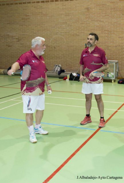 El alcalde y el concejal de Deportes entrenan con el Club Bádminton Cartagena - 5, Foto 5