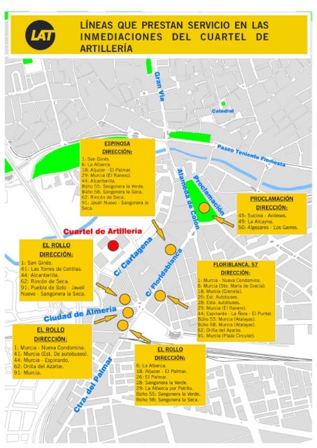 Los Buhobús de LAT serán gratuitos mañana para los asistentes al #MurciaSeMueve - 2, Foto 2