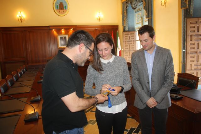 Recibimiento oficial a la ceheginera Laura Durán Morote, campeona de España cadete de Duatlón - 1, Foto 1