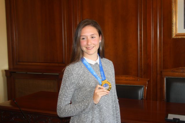 Recibimiento oficial a la ceheginera Laura Durán Morote, campeona de España cadete de Duatlón - 3, Foto 3