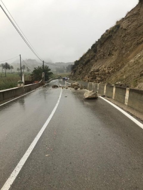 Ciudadanos exige responsabilidades al Gobierno regional por los desprendimientos en la carretera RM-520 - 1, Foto 1