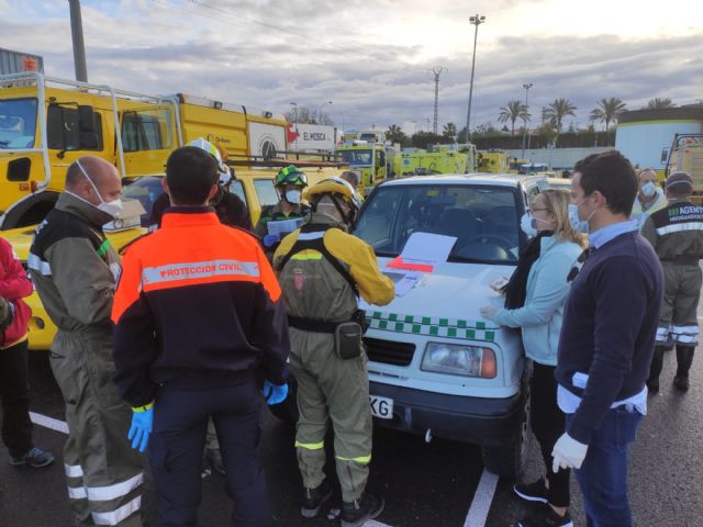 Labores de limpieza y desinfección en zonas sensibles de Molina de Segura - 1, Foto 1