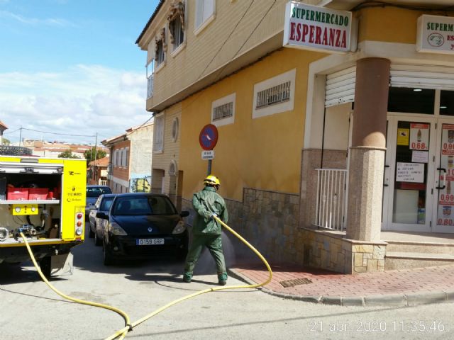 Labores de limpieza y desinfección en zonas sensibles de Molina de Segura - 4, Foto 4