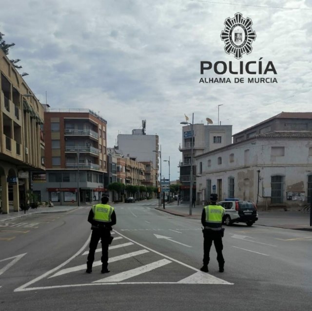 Actuaciones de la Polica Local de Alhama del 14 de marzo al 19 de abril de 2020, Foto 1