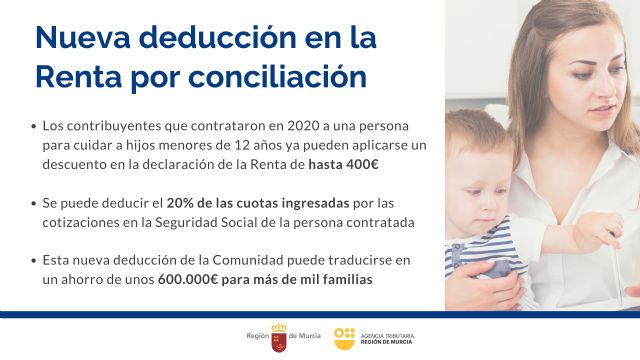 La contratación de una persona para cuidar hijos de menos de doce años ya permite un descuento de hasta 400 euros en la Renta - 1, Foto 1