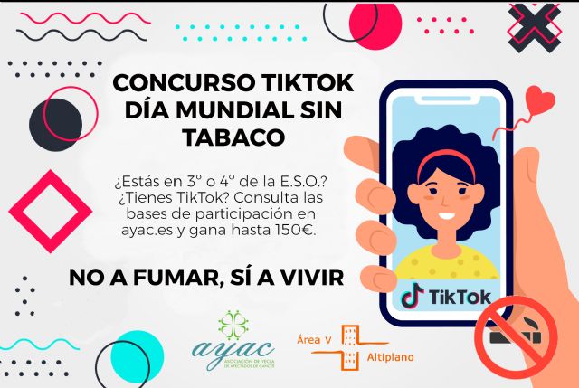 AYAC y el Área de Salud V presentan un concurso de TikTok centrado en la prevención del tabaquismo en adolescentes - 1, Foto 1