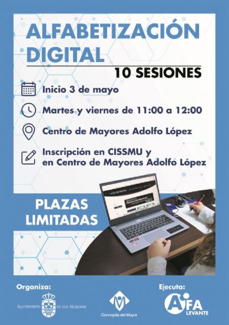 El Ayuntamiento de Los Alcázares ayuda a los mayores a luchar contra la brecha digital - 2, Foto 2