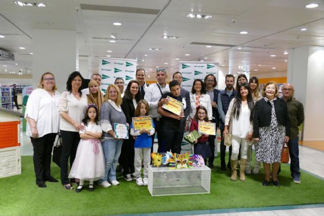 Ali Kamal, Izan Lardín y Maya Saiz ganan el concurso de máscaras escolar de Cartagena - 1, Foto 1