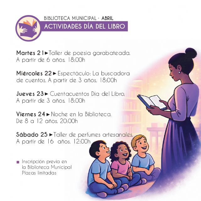 Cultura presenta una completa programación para conmemorar el Día del Libro - 3, Foto 3