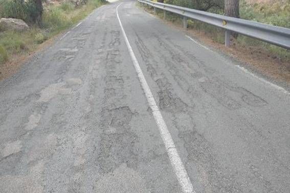 Piden a la Dirección General de Carreteras el acondicionamiento y reparación de la carretera RM-503 Bullas-Aledo, a su paso por el término municipal de Totana, para la mejora de la seguridad vial, Foto 3