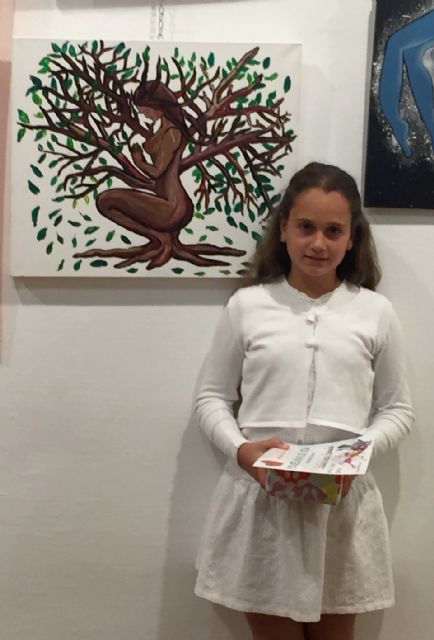 La joven pinatarense Beatriz López gana el séptimo concurso de pintura 'Pinceladas de vida' - 2, Foto 2
