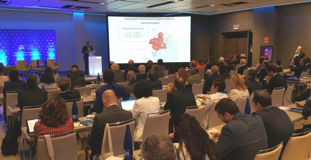 El Aeropuerto Internacional Región de Murcia presenta su potencial a 77 aerolíneas que operan en España - 1, Foto 1